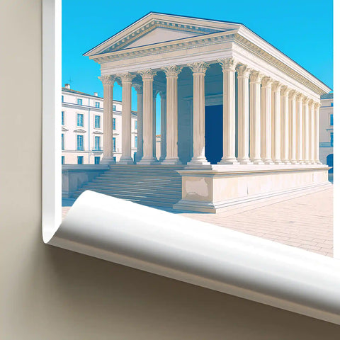 Affiche - Nîmes - La Maison Carrée