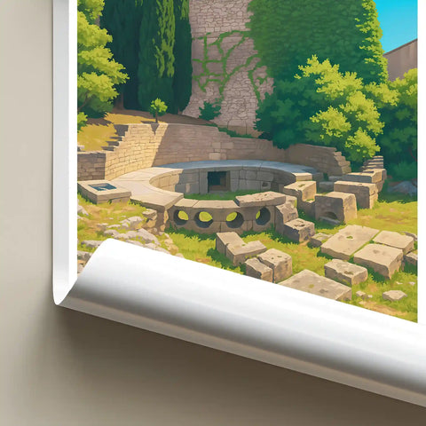 Affiche - Nîmes - Le Castellum divisorium