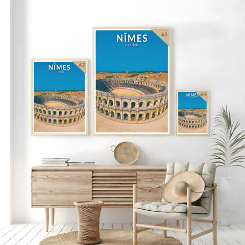 Affiche - Nîmes - Les Arènes