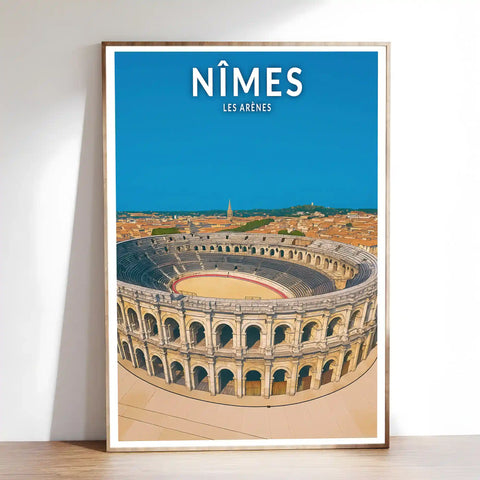 Affiche - Nîmes - Les Arènes
