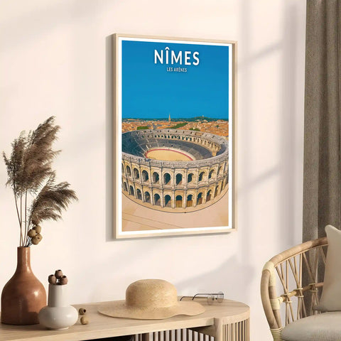 Affiche - Nîmes - Les Arènes