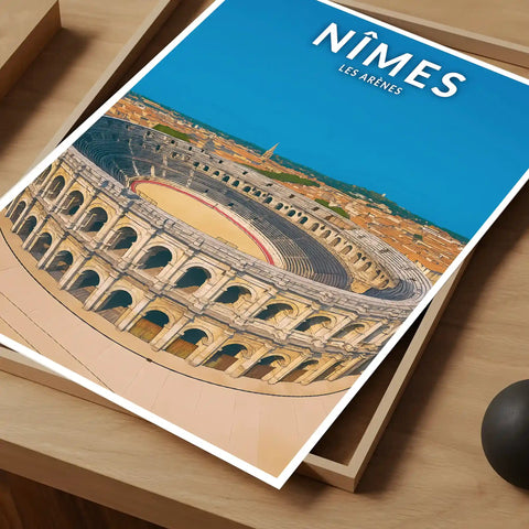 Affiche - Nîmes - Les Arènes