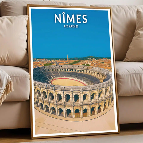 Affiche - Nîmes - Les Arènes
