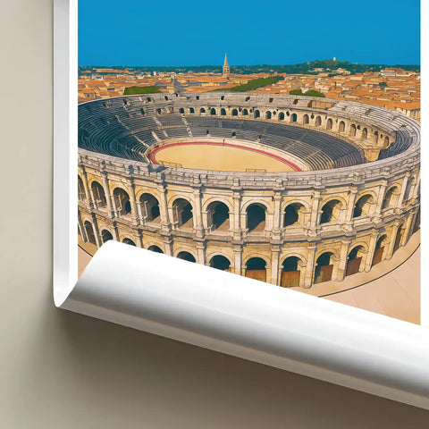 Affiche - Nîmes - Les Arènes