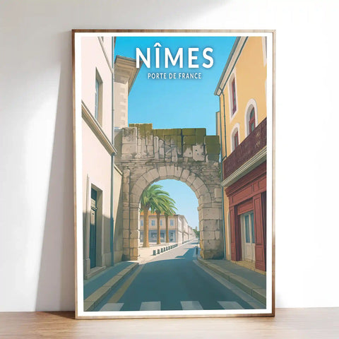Affiche - Nîmes - Porte de France