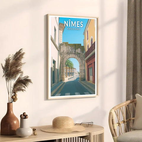 Affiche - Nîmes - Porte de France