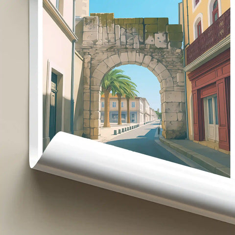 Affiche - Nîmes - Porte de France