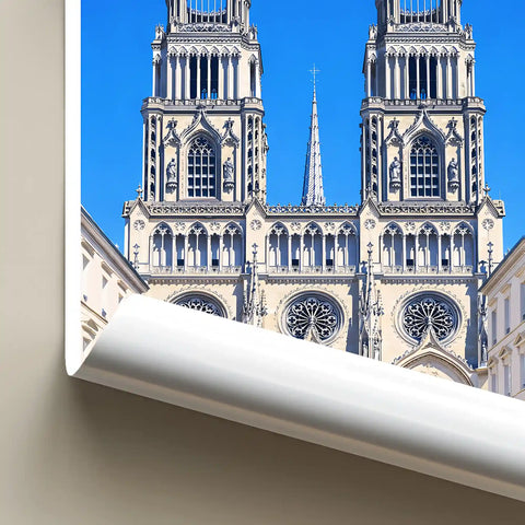 Affiche - Orléans - Cathédrale Sainte-Croix