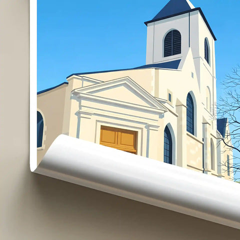 Affiche - Orléans - Église Saint-Donatien