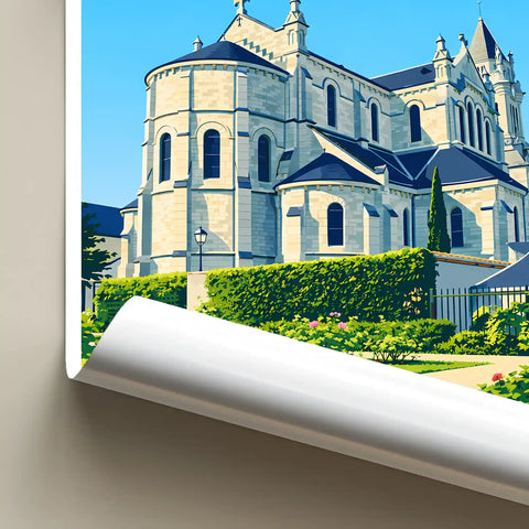 Affiche - Orléans - Église Saint‑Marceau