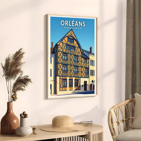 Affiche - Orléans - Maison de Jeanne d'Arc