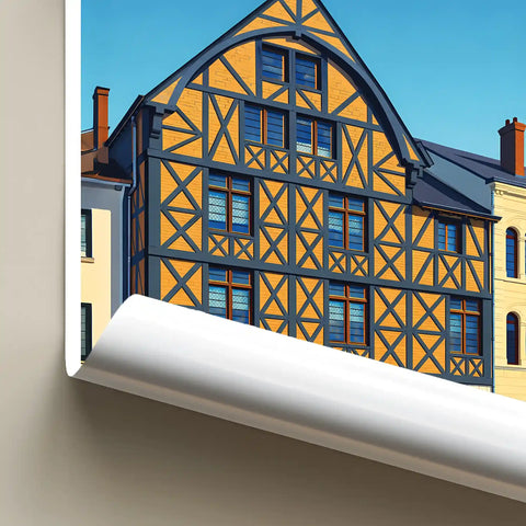 Affiche - Orléans - Maison de Jeanne d'Arc