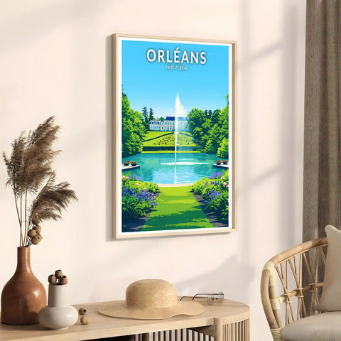 Affiche - Orléans - Parc Floral