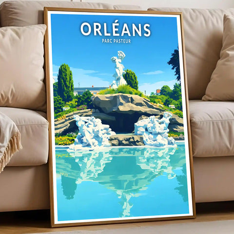 Affiche - Orléans - Parc Pasteur