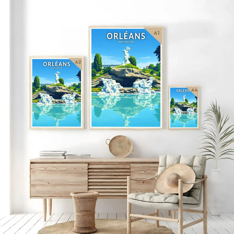 Affiche - Orléans - Parc Pasteur