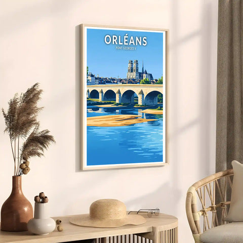 Affiche - Orléans - Pont Georges V