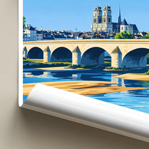 Affiche - Orléans - Pont Georges V