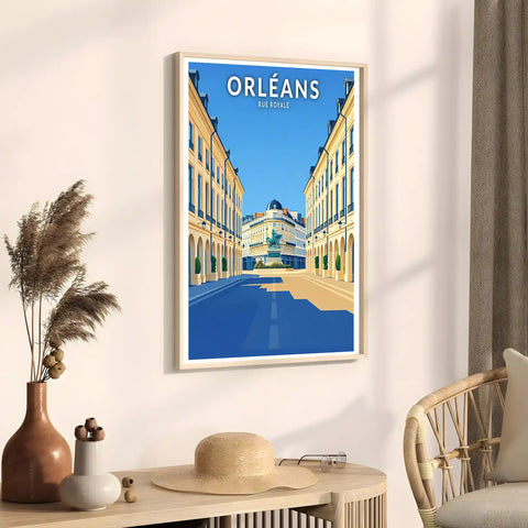 Affiche - Orléans - Rue Royale