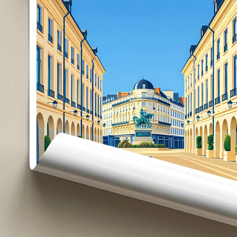 Affiche - Orléans - Rue Royale