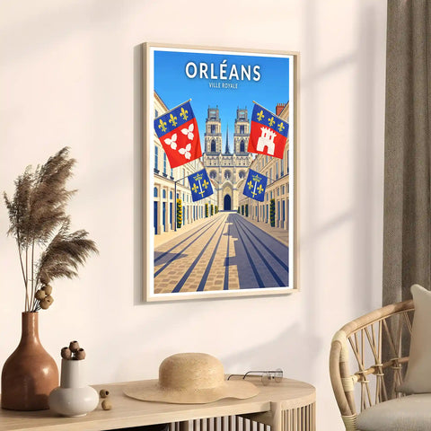 Affiche - Orléans - Ville Royale