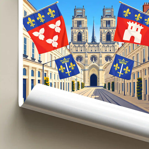Affiche - Orléans - Ville Royale