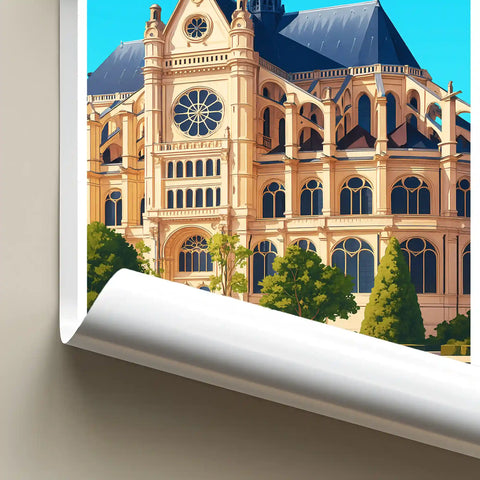 Affiche - Paris - Église Saint-Eustache