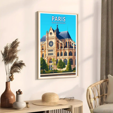 Affiche - Paris - Église Saint-Eustache