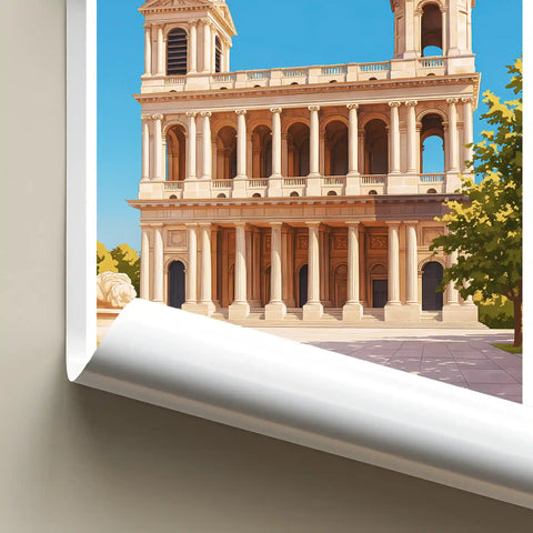 Affiche - Paris - Église Saint-Sulpice