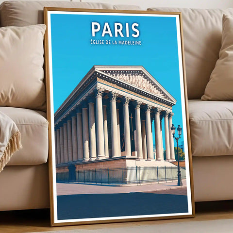 Affiche - Paris - Église de la Madeleine