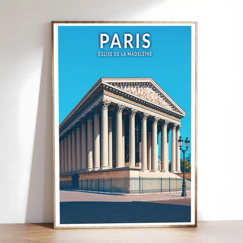 Affiche - Paris - Église de la Madeleine