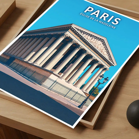 Affiche - Paris - Église de la Madeleine