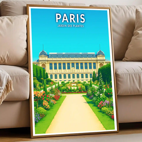 Affiche - Paris - Jardin des Plantes