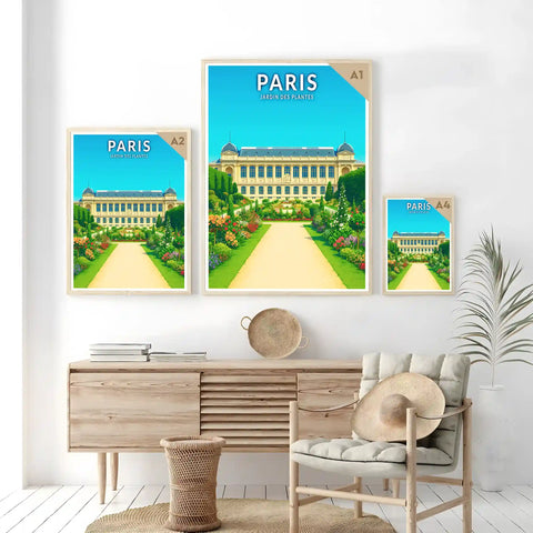 Affiche - Paris - Jardin des Plantes