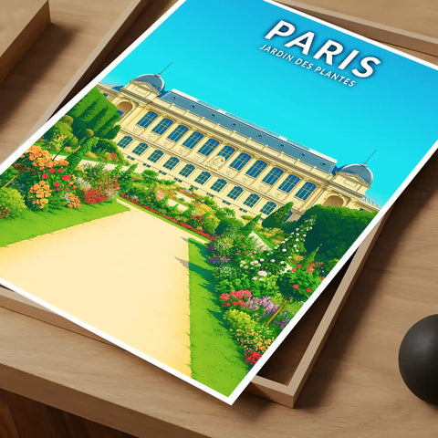 Affiche - Paris - Jardin des Plantes