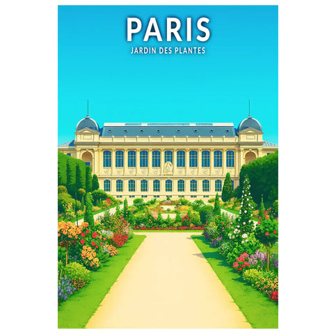 Affiche - Paris - Jardin des Plantes