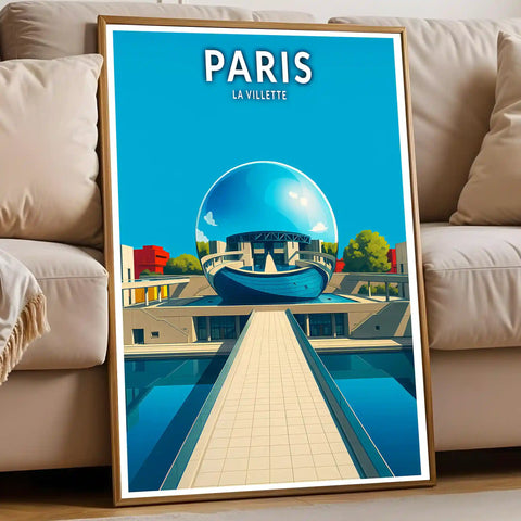 Affiche - Paris - La Villette