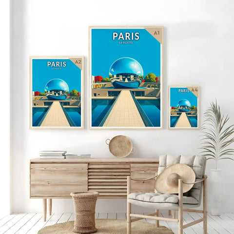 Affiche - Paris - La Villette