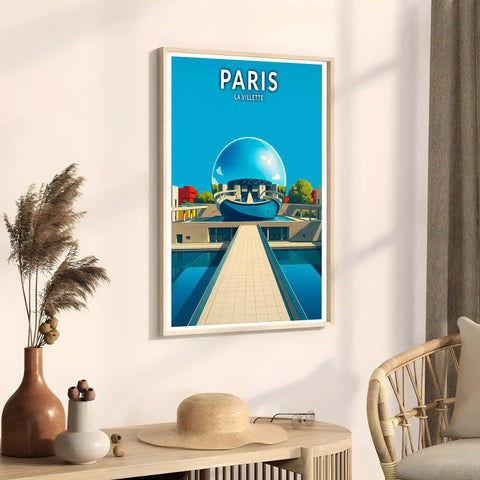 Affiche - Paris - La Villette