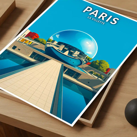 Affiche - Paris - La Villette