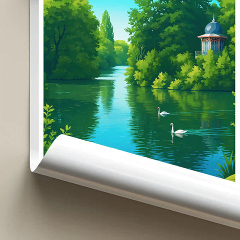 Affiche - Paris - Le Bois de Boulogne