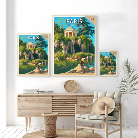 Affiche - Paris - Le Bois de Vincennes