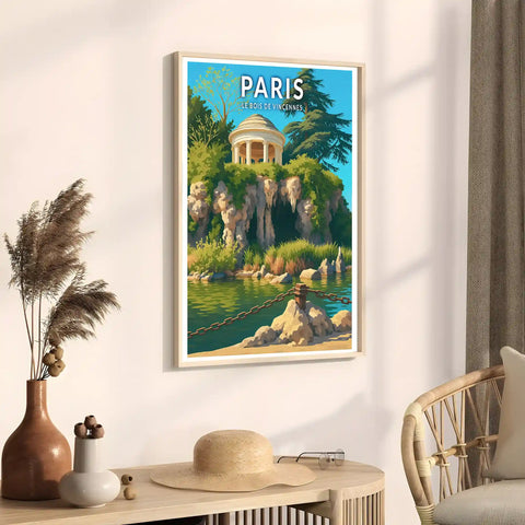 Affiche - Paris - Le Bois de Vincennes