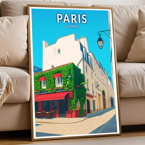 Affiche - Paris - Le Marais
