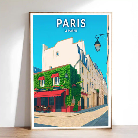 Affiche - Paris - Le Marais