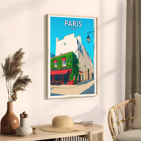 Affiche - Paris - Le Marais