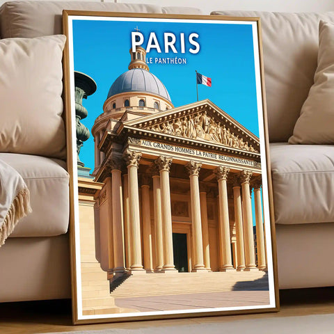 Affiche - Paris - Le Panthéon