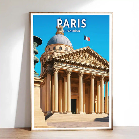 Affiche - Paris - Le Panthéon