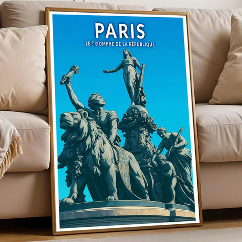 Affiche - Paris - Le Triomphe de la République