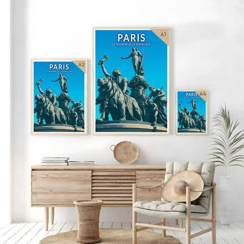 Affiche - Paris - Le Triomphe de la République