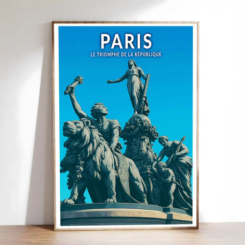 Affiche - Paris - Le Triomphe de la République